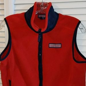 Red and Navy Vineyard Vines Vest